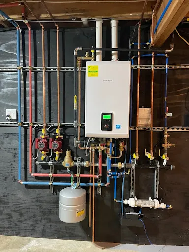 Water heater installed by a Cassidy Plumbing technician